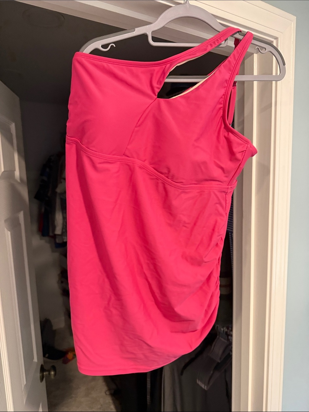 Ingrid & Isabel Hot Pink Tankino Maternity